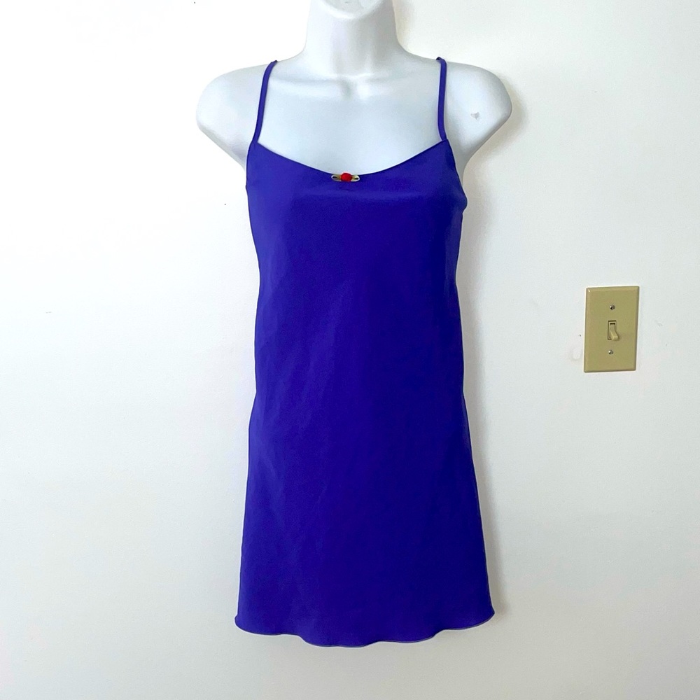 SOLD Natori Vintage Purple Slip Dress